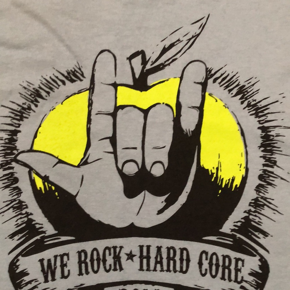 Whole Foods We Rock Hard Core short sleeve t-shirt New, Adult XL